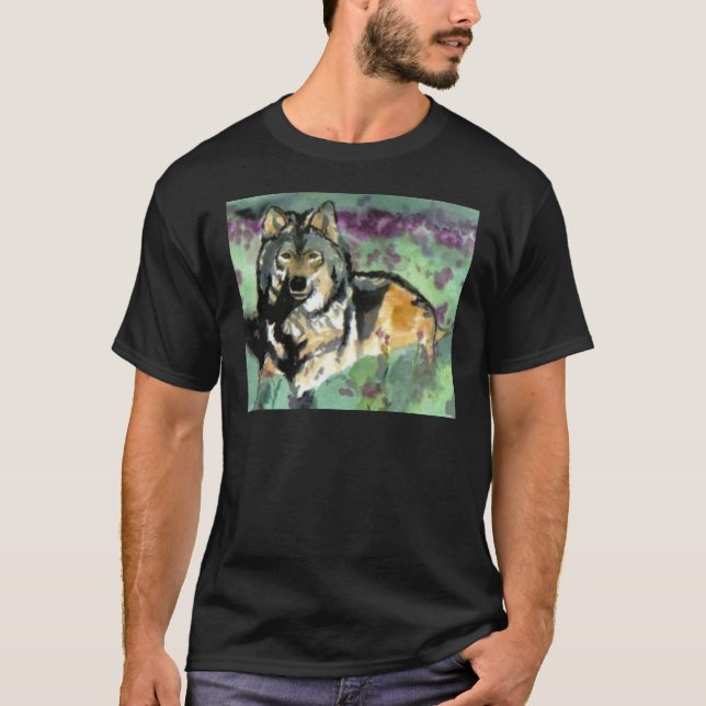 T-shirt Wolf par Paula Atwell (Devant)