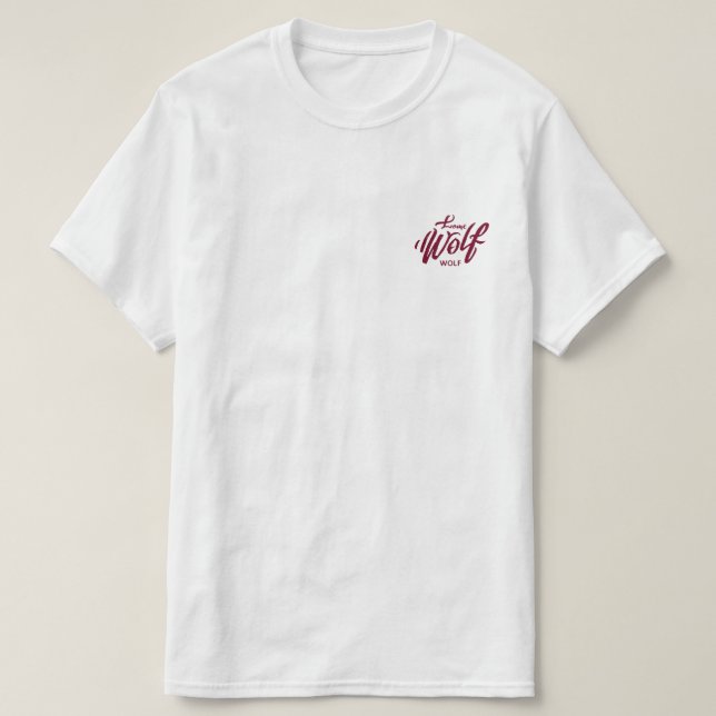 T-shirt Wolf solitaire (Design devant)
