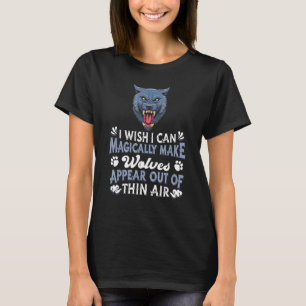T-shirt Wolf Wildlife Magic Animal Magique Pack De Loup