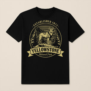 T-shirt Wolf Yellowstone