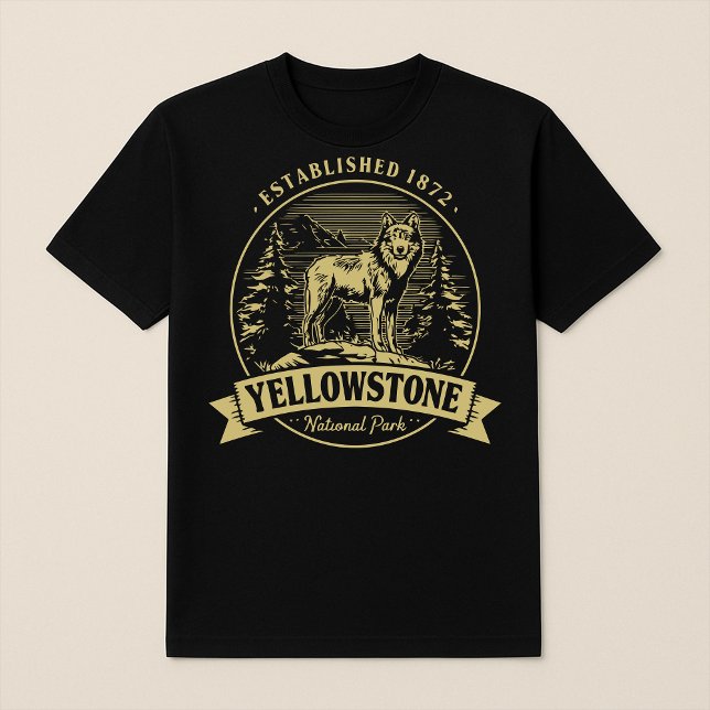T-shirt Wolf Yellowstone (Créateur téléchargé)