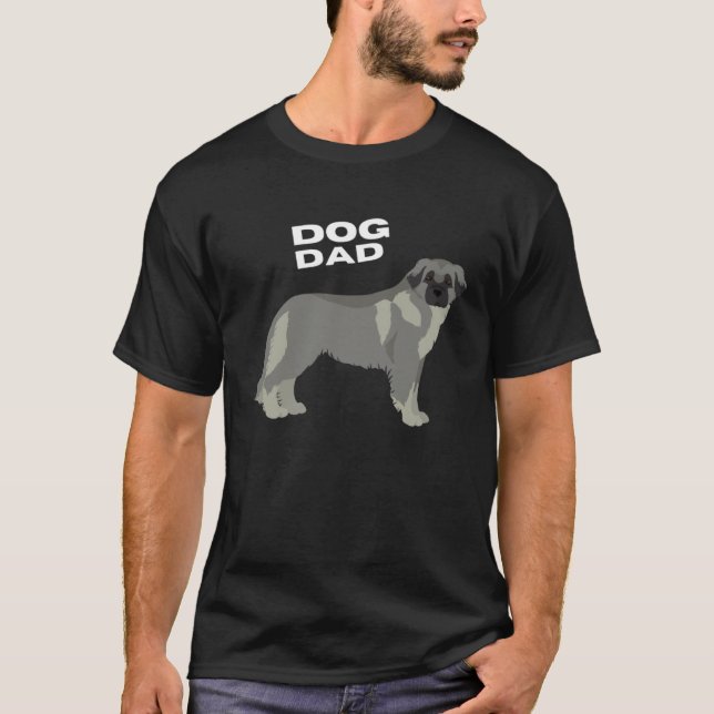 T-shirt Wolfgray Estrela Mountain Dog Dad (Devant)