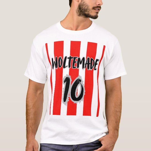T-shirt Woltemade 10 Sunderland t shirt Joke (Devant)