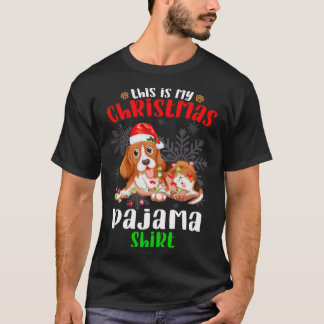 T-shirt Woman Christmas This Is My Pijama American Foxhoun