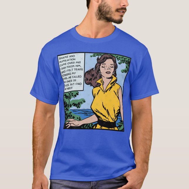 T-shirt Woman Ran From Him gift funny (Devant)