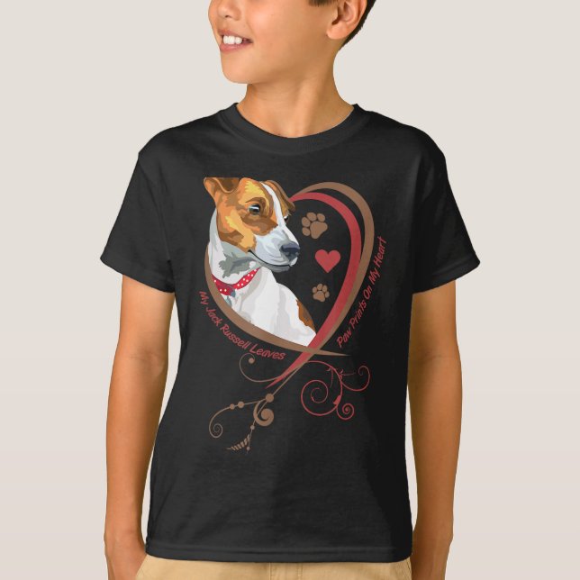 T-shirt Womans Jack Russell Terrier Shirt Parson Russell T (Devant)