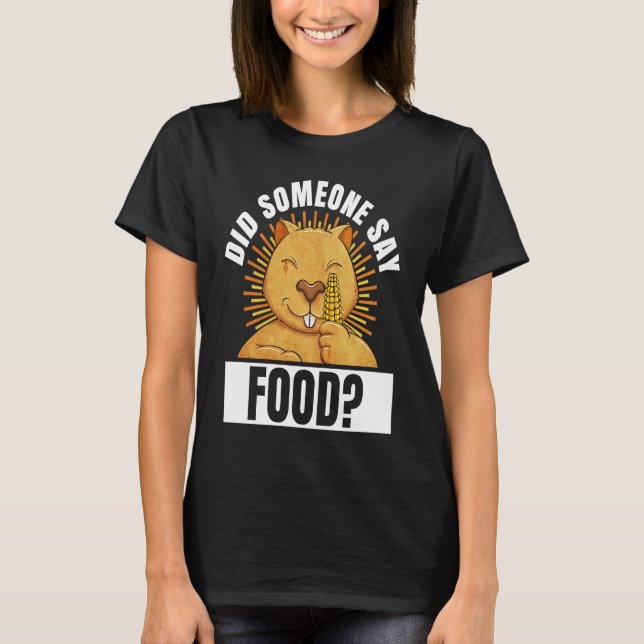 T-shirt Wombat a besoin de nourriture Citation mignonne ro (Devant)