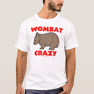 T-shirt Wombat fou