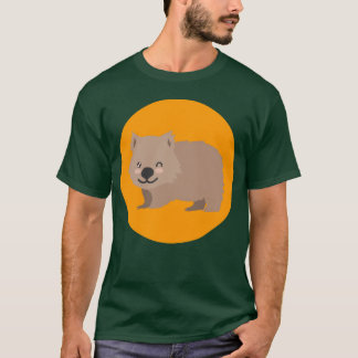 T-shirt Wombat mignon clin d'œil amis des animaux