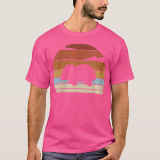 T-shirt Wombat Silhouette de Wo 8Os