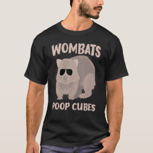 T-shirt Wombats Cubes Poop Pour Wombats