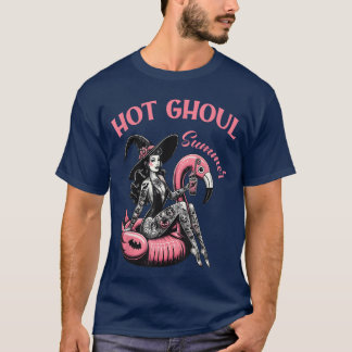 T-shirt Women Mens Funny Halloween Hot Ghoul Summer Summer