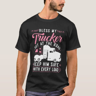 T-shirt Women Truck Driver Prayer Trucker Wife