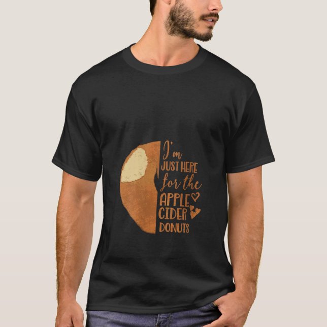 T-shirt Womens Apple Cider Donuts Funny Fall Quote Autumn  (Devant)