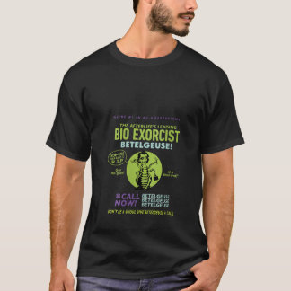 T-shirt Womens Beetlejuice Afterlife s Leading Bio Exorcis