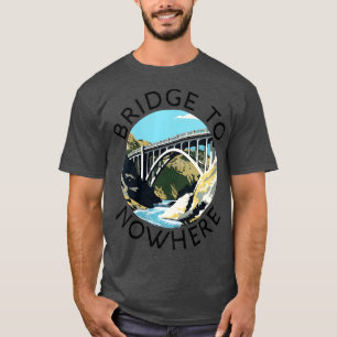 T-shirt Womens Bridge À Nulle Part Californie Los Angeles