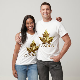 T-shirt Womens Canada Maple Leaf Souvenir