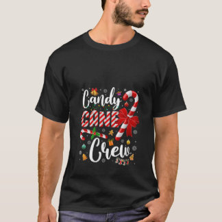T-shirt Womens Candy Cane Crew Candy Lovers Matching Group