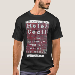 T-shirt Womens Cecil Hotel Los Angeles Hotel Cecil Sign VN