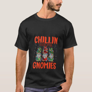 T-shirt Womens Chillin With My Gnomies Womens Three Christ