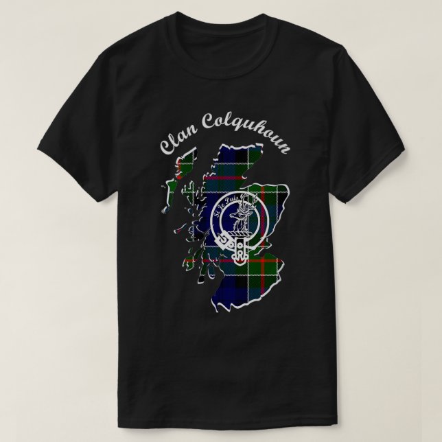 T-shirt Womens Clan Colquhoun surname last name Scottish T (Design devant)