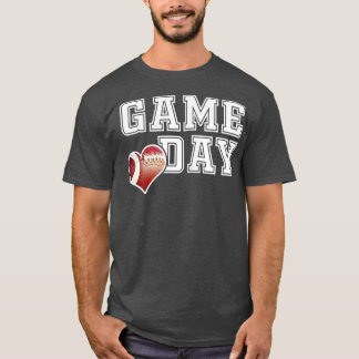 T-shirt Womens Cute Football Mom Friday Night Game Day