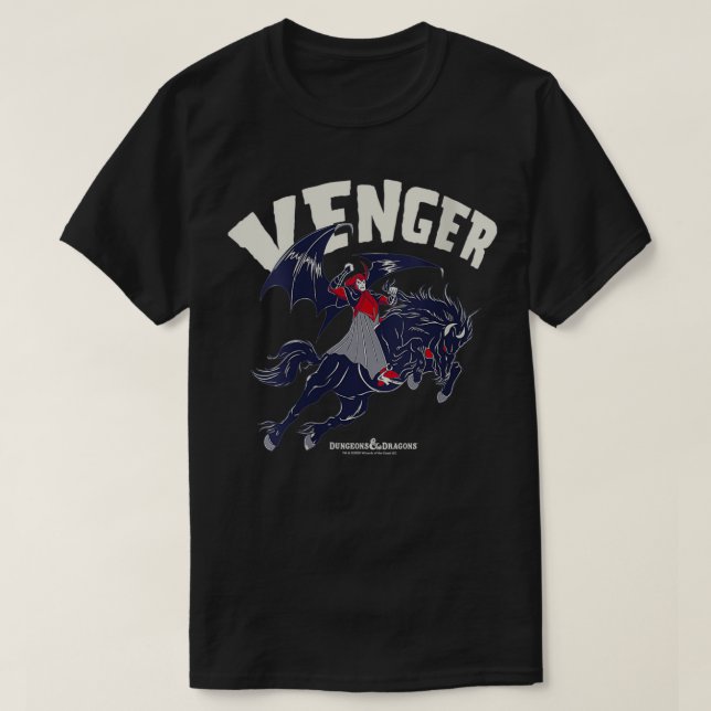T-shirt Womens Dungeons & Dragons Venger En Vol VNeck (Design devant)