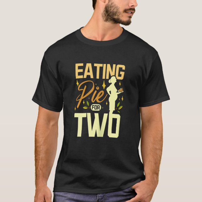 T-shirt Womens Eating pie for two (Devant)