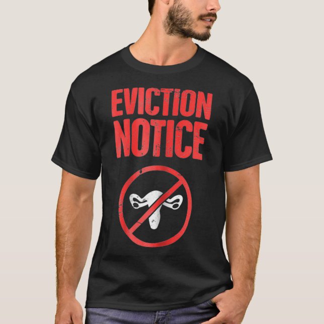 T-shirt Womens Eviction  Recovery Present for a Hysterecto (Devant)