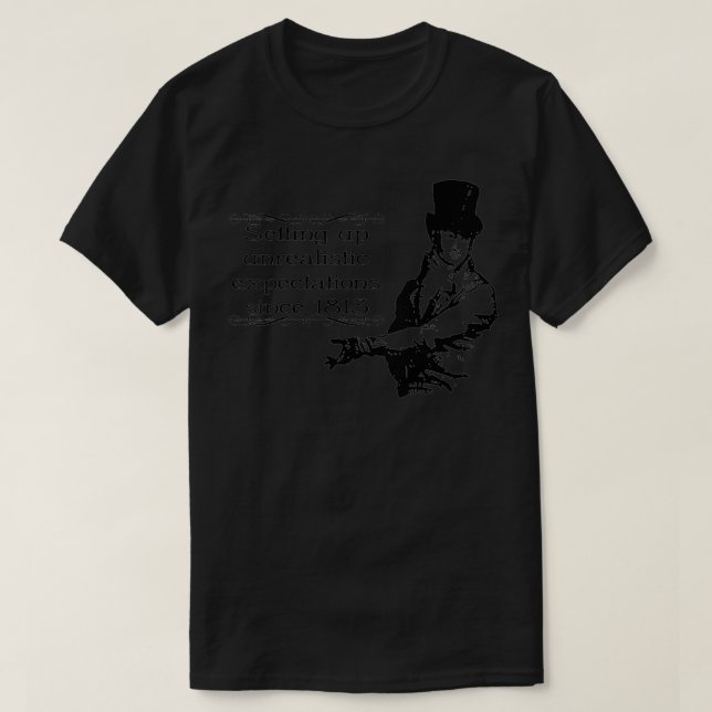 T-shirt Womens Funny Jane Austen Mr (Design devant)