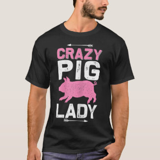 T-shirt Womens Funny Pig Lover Graphic For Women Girls Kid