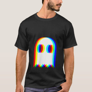 T-shirt Womens Ghost Trippy Vaporwave House Music Festival