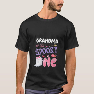 T-shirt Womens Grandma Of The Spooky One 1st Birthday Hall