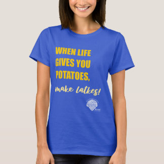 T-shirt Women's Hanukkah Shirt - "Make latkes"