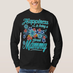 T-shirt Womens Happiness est un grand mammy D de mère