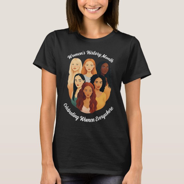 T-shirt Women's History Month (Devant)