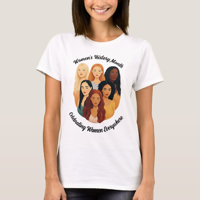 T-shirt Women's History Month (Devant)