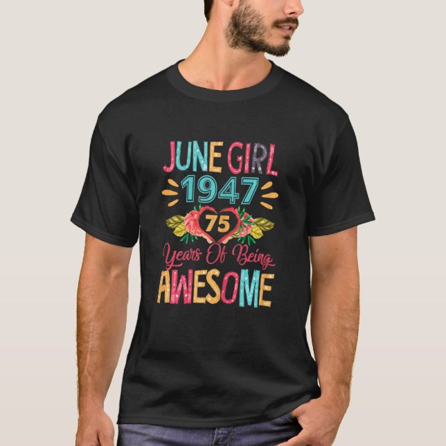 T-shirt Womens June Girl (Devant)