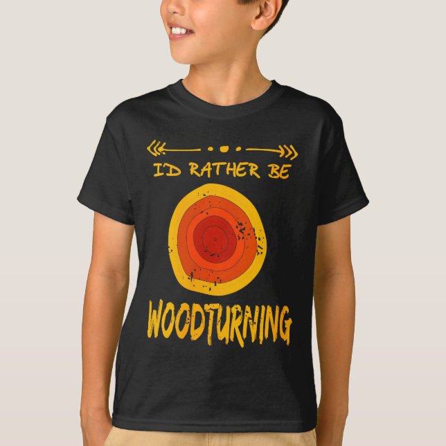 T-shirt Womens Love Spending Time Woodturning Humor Retro  (Devant)