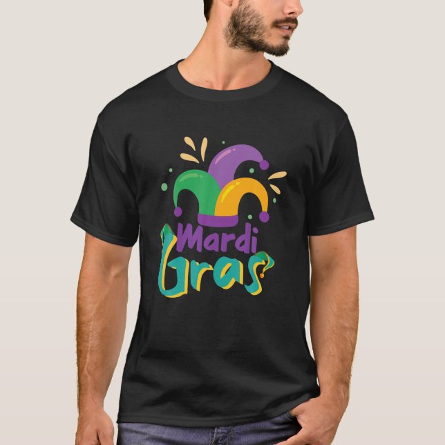 T-shirt Womens Mardi Gras - Mask Mardi Gras (Devant)