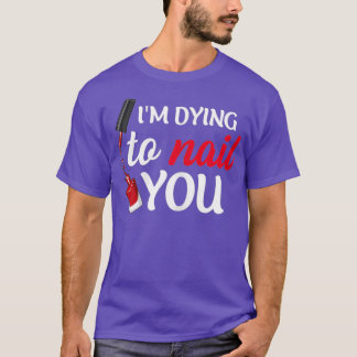 T-shirt Womens Nail Tech Design for a Nail Artist
