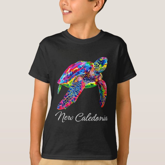T-shirt Womens New Caledonia V-neck  (Devant)