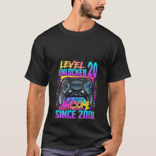 T-shirt Womens niveau 20 Awesome Since 20th B