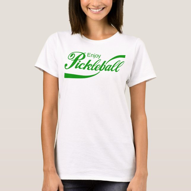T-shirt Women's Pickleball : "Pickleball" (Devant)