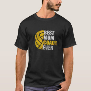 T-shirt Womens Retro Best Water Polo Maman Coach Ever Wate