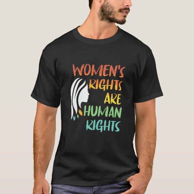 T-shirt Women's rights are human rights (Devant)