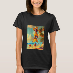 T-shirt Womens Siesta Key Beach Floride Parasdise Beautifu