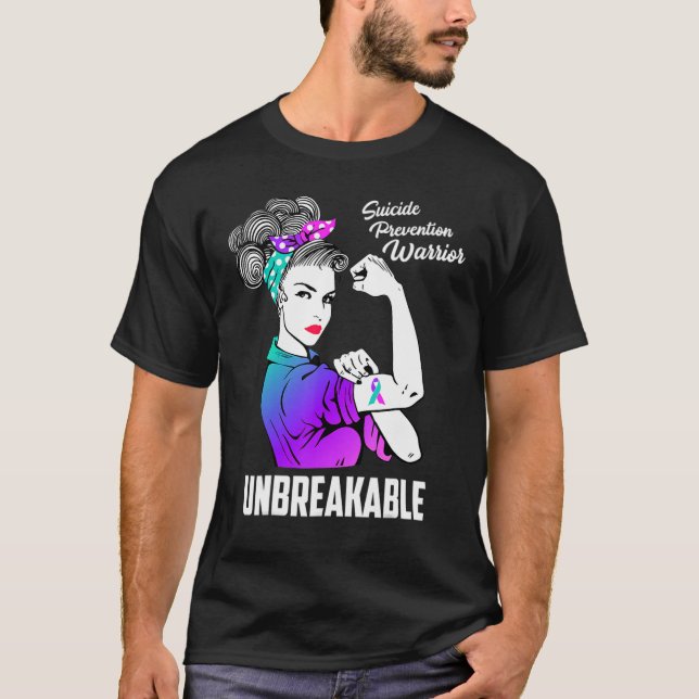 T-shirt Womens Suicide Prévention Semaine de sensibilisati (Devant)