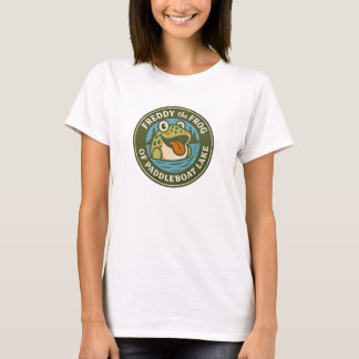 T-shirt Women's Tee Freddy the Frog on Paddleboat Lake