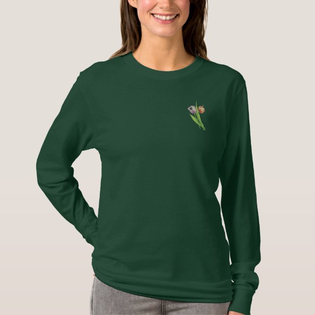 T-Shirt WOMEN'S TULIP DESIGN (Front)